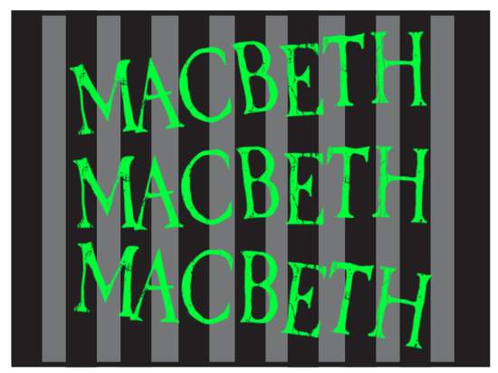 Picture of Macbeth Beetlejuice Sticker 