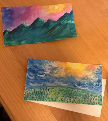 Picture of Painted Cards