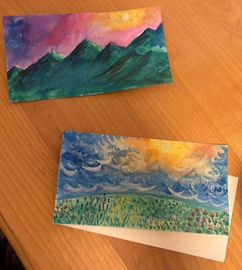 Picture of Painted Cards