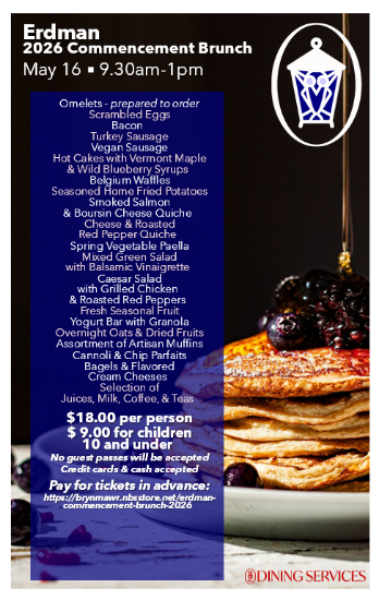 Picture of Erdman Commencement Brunch 2026